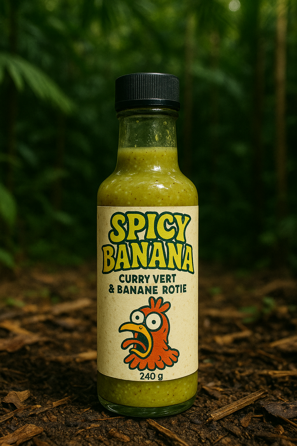 Sauce piquante SPICY BANANA au curry vert & banane rôtie